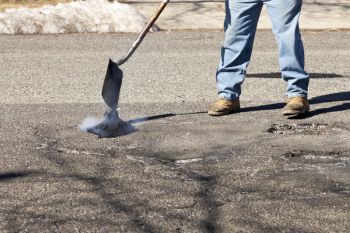 Pothole Filling in Oaklyn, New Jersey by P&J Asphalt Paving